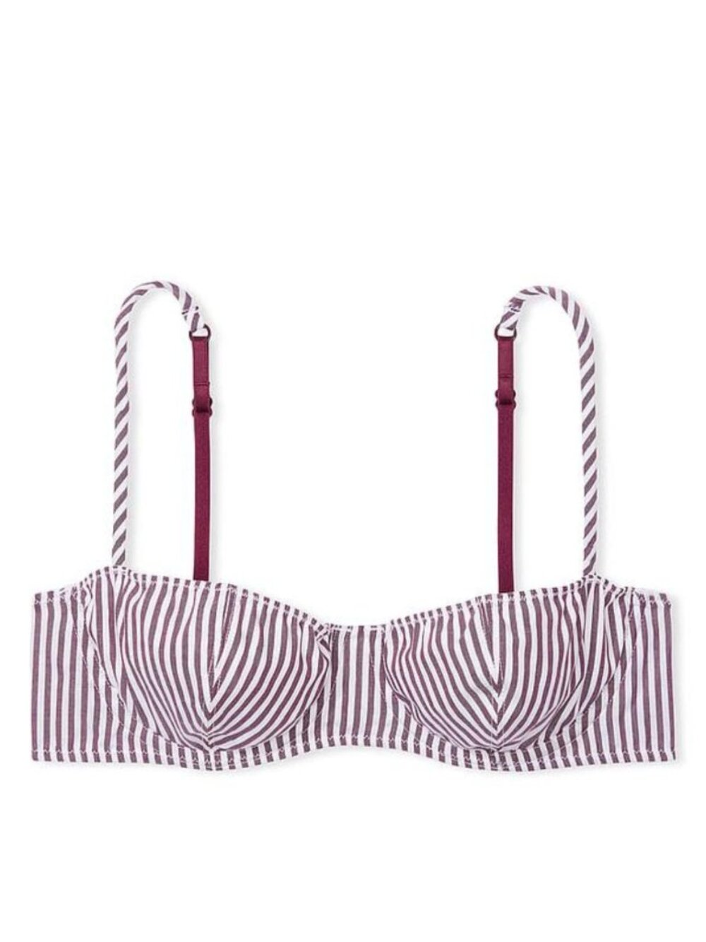 New! Victoria's Secret PINK Cotton Unlined Balconette Pink Bra 34DD 32014